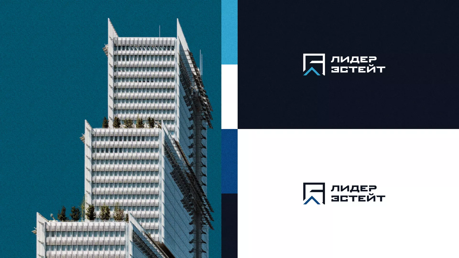 Разработка логотипа агентства недвижимости «Лидер Эстейт» в Княгинино